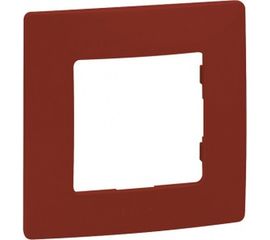 Рамка Legrand Etika 1 пост красный Leg 672531 