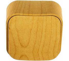 Выключатель Legrand 1-кл. ОП Quteo 10А IP20 10АХ дерево Leg 782260 263635 