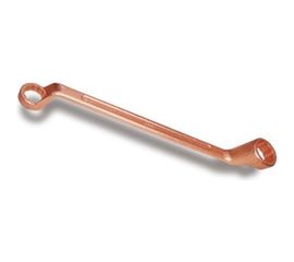 Накидной двусторонний коленчатый ключ ТУ ст.40Х омедненный КЗСМИ КГН-30x32 51329257 