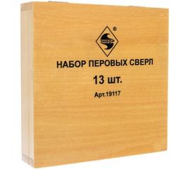 Набор сверл перовых (13 шт; 6-25х152 мм) по дереву Энкор 19117 