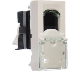 Механизм информационной розетки Legrand MOSAIC NEW 1-м СП RJ45 1модуль 5E UTP 78650/76551 124977 