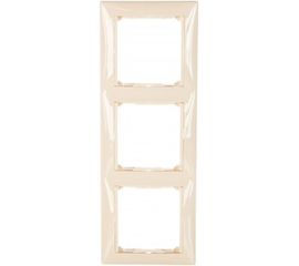 Трехместная рамка Legrand Valena 774353 горизонтальная, крем 