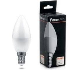 Светодиодная лампа FERON PRO LB-1307 Свеча E14 7.5W 2700K 38053 