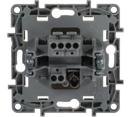 Механизм выключателя Legrand 1-клавишный СП Etika 10АX безвинтовые зажимы слоновая кость Leg 672301 