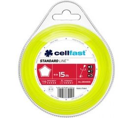 Лески для триммеров (звездочка 2,4 мм, 15 м) Cellfast 35-021 