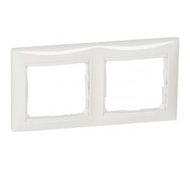 Рамка Legrand Valena 2 поста горизонтальный монтаж белый Leg 774452 