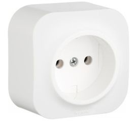 Розетка Legrand 2К без шторок, белая 782210 