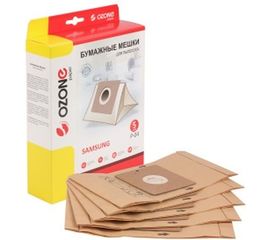 Мешки-пылесборники оригинальные бумажные OZONE (5 шт.) Samsung P-04 