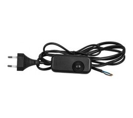 Сетевой шнур с диммером FERON 230V 1,5+0,5м, черный, DM103-200W 23059 