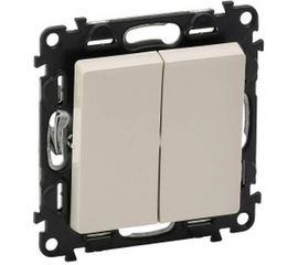 Механизм выключателя Legrand 2-кл. СП Valena Life 10А IP20 250В Leg 752505 1180941 