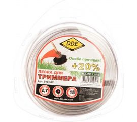 Корд триммерный армированный Hard line (2.7 мм; 15 м; круг) DDE&nbsp;910-522 