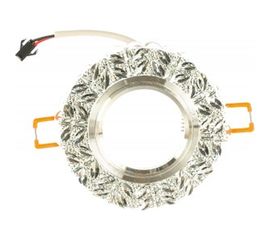Потолочный светильник с подсветкой FERON 15LED 2835 4000K MR16 50W G5.3 прозрачный хром CD939 29472 