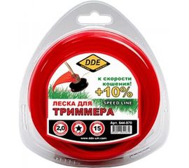 Корд триммерный Speed line (2.0 мм; 15 м; звезда) DDE 644-870 