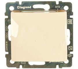 Выключатель одноклавишный Legrand Valena 774301 крем 