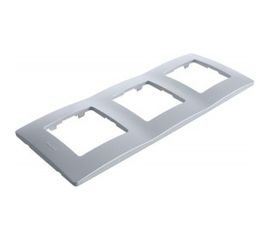 Рамка Legrand 3-м Etika алюминий Leg 672553 1066964 