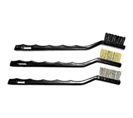 Корщетки мини Курс 175 мм стальная/латунированная/нейлоновая 3 шт. 38452 