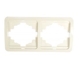 Двойная горизонтальная рамка, белая TDM Валдай SQ1804-0017 
