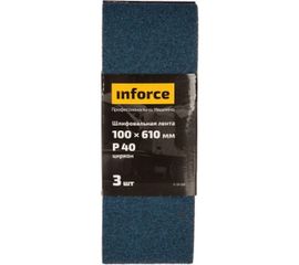 Лента шлифовальная (3 шт; 610х100 мм; P40) Inforce 11-01-508 