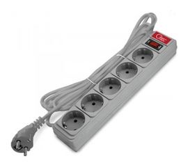 Сетевой фильтр Союз ПВС 3*0,75 серый 3м 1329 