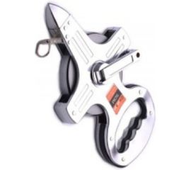 Геодезическая рулетка HARDEN с металлический лентой, открытый металлический корпус, 50м. 580225 