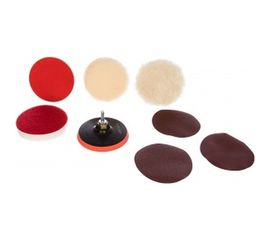 Набор насадок полировальных 7 шт. (125 мм) для дрели Зубр 3591-125-H7 