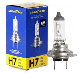 Автомобильная галогенная лампа Goodyear Н7 12V 55W PX26d GY017120 