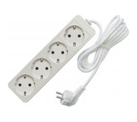 Бытовой удлинитель СОЮЗ ТМ, 2200Вт, с/з, 4гн., ПВС, 1.5м 481S-9401 