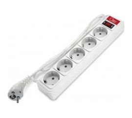 Сетевой фильтр СОЮЗ ПВС, 3*0.75, 1.8м, белый, премиум упаковка 1340 