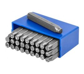 Буквенные латинские клейма Зубр, шрифт 5 мм 21505-05_z01 