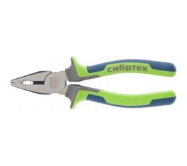 Комбинированные плоскогубцы 180 мм, фосфатирование, трехкомпонентные рукоятки СИБРТЕХ 17054 