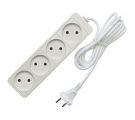 Бытовой удлинитель СОЮЗ ТМ, 2200Вт, 4гн., ПВС, 1.5м 481S-1401 