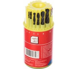 Набор сверл металл/бетон/дерево (18 шт; 3-10 мм) Top Tools 60H018 