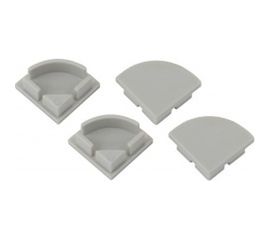 Набор заглушек для профиля CAB280 ЭРА 1616R-3A 4 глухие круглые Б0039451 