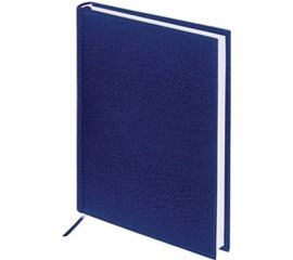 Недатированный ежедневник BRAUBERG А5 138х213 мм "Profile", балакрон, 160 л., синий, 123426 