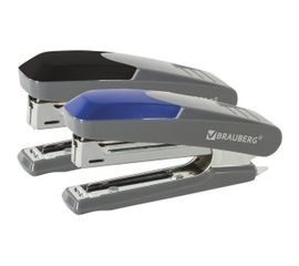 Серый степлер BRAUBERG №10 Quantis 222553 