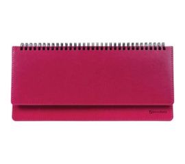 Недатированный планинг BRAUBERG Rainbow 305x140 мм, кожзам, розовый 111699 