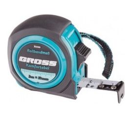 Рулетка Komfortabel, 3 м х 19 мм обрезиненный корпус GROSS 32560 