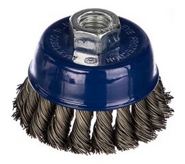 Кордщетка чашеобразная витая (75 мм; М14) ПРАКТИКА 032-461 