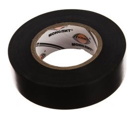 Изолента AVIORA 19мм х 20м черная МОНОЛИТ 305-050 