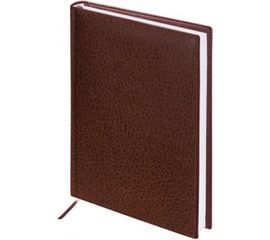 Недатированный ежедневник BRAUBERG А5 138х213 мм "Profile", балакрон, 160 л., коричневый, 123428 