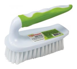 Универсальная щетка ЛЮБАША Утюжок 8,5х6,5х15 см, ручка с ПВХ-покрытием 603632 