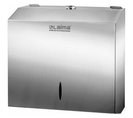 Диспенсер для полотенец LAIMA PROFESSIONAL INOX H2 Interfold нерж. сталь, зеркальный 605695 