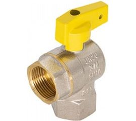 Шаровой угловой кран для газа СТМ ГАЗ 1/2", г/г, бабочка CGLFFB12 