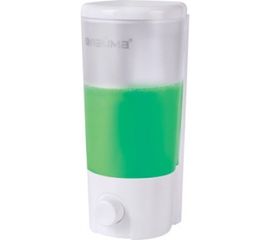 Диспенсер для жидкого мыла ЛАЙМА наливной, 0,38 л, ABS-пластик, белый 603922 