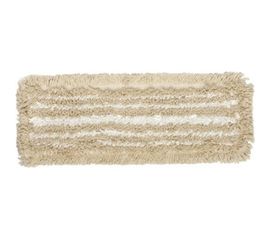 Плоская насадка МОП для швабры/держателя ЛАЙМА EXPERT 40 см, уши/карманы, хлопок/микрофибра 605309 