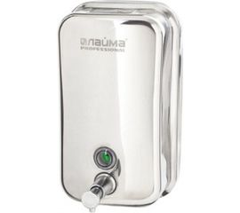 Диспенсер для жидкого мыла ЛАЙМА PROFESSIONAL,1 л, нержавеющая сталь, зеркальный, 605393 