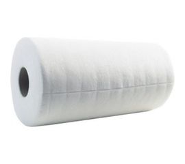 Салфетки универсальные СУПЕР ТРЯПКА 150 шт ЛЮБАША, 20x23 см, 35 г/м2, из вискозы, в рулоне, белые 