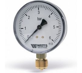 Манометр Watts F+R200 радиальный 0-16bar, корпус 50mm 10007384 