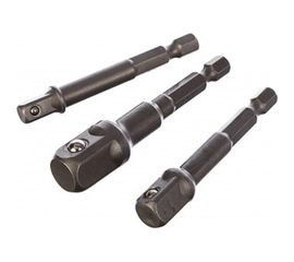 Адаптеры под головки с хвостовика под биты 3 шт., CrV FIT IT 57953 
