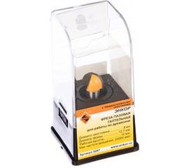 Фреза пазовая галтельная (12.7х10 мм; R 6.35 мм; хвостовик 8 мм) по дереву Энкор 9297 